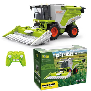 Tracteur agricole RC 1:24, <span class=keywords><strong>jouet</strong></span> télécommandé 2.4G, <span class=keywords><strong>moissonneuse</strong></span>-<span class=keywords><strong>batteuse</strong></span> avec sons, lumières et pulvérisation, véhicule de simulation haute fidélité - Product Image 1