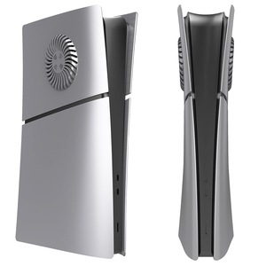 Carcasa Plateada para PS5 Slim con Ventilación de Refrigeración, Accesorios para Consola, Cubierta Antipolvo Lateral para <span class=keywords><strong>Playstation5</strong></span> Edición <span class=keywords><strong>Digital</strong></span> - Product Image 1