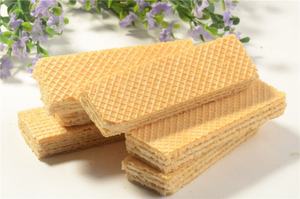 Vente en gros de biscuits gaufrettes au fromage Collations croustillantes rectangulaires Saveurs de chocolat à la crème Boîte d'emballage Halal approuvé - Product Image 6