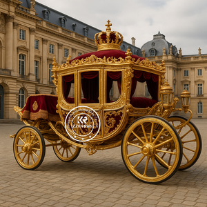 2025 chariot princesse creux pour exposition mariage Royal cheval chariot électrique scénique scénique camion de visée - Product Image 6