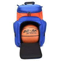 Mochila de Baloncesto Personalizada con Logotipo, Mochila Grande para Baloncesto con Compartimento para Balón, Mochila Deportiva Resistente para Equipos