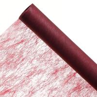 Papier de Doublure Classique Imperméable Non Tissé en Coton Lacté et Papier de Bois, Rouleau de Papier Froissé à Motifs Floraux pour Emballage de Fleurs