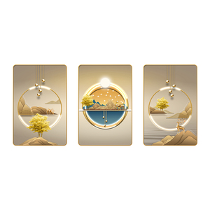 ديكور غرفة معيشة فاخر حديث بحجم كبير لوحة لا تزال الحياة لوحة جدارية فنية - Product Image 6