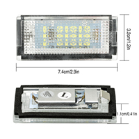 Feu arrière automatique Led éclairage de plaque d'immatriculation Led Canbus LED ampoules pour BMW série 3 E46 4D 5D Touring 1998-2005 accessoires de voiture