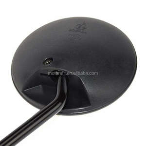 Rétroviseurs latéraux universels noirs de moto RTS, 8mm, pour Scooter, pour cyclomoteur, <span class=keywords><strong>50cc</strong></span> - Product Image 5