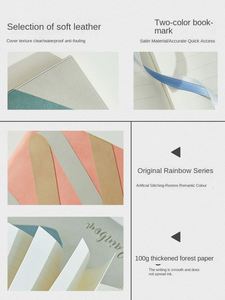 Carnet de notes professionnel A5 en cuir de haute qualité pour le bureau, les conférences, les études universitaires et les examens d'entrée en master - Product Image 4