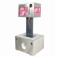 G5 CE Outdoor Card Coin Operated Digital Tyre Inflator Gas Station Tire Inflators with Built in Air Compressor With Air Reel