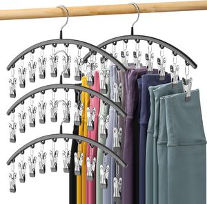 Organisateur de leggings en gros pour placard, cintres métalliques pour pantalons de yoga, gain de place, à suspendre - Product Image 1