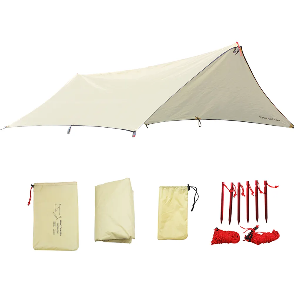 Wholesale large size waterproof sun shelter tarp tent for outdoor camping