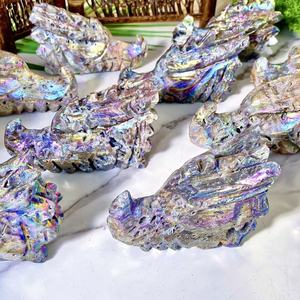 Tête de Dragon Sculptée en Divers Matériaux – Décoration Unique pour Bureau et Domicile – Déco de Bureau Scénique – Vente en Gros - Product Image 4