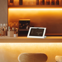 Support de tablette universel personnalisé à angle fixe de 45 degrés, flexible, en métal, antivol, pour bureau, avec capacité de charge de 20 livres AI