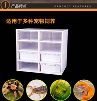 Accepter la taille personnalisée PVC Cages pour animaux de compagnie transporteurs grand serpent Cage Reptile enclos Cabinet Cages Reptile Enclosure Rack Pvc Elevage