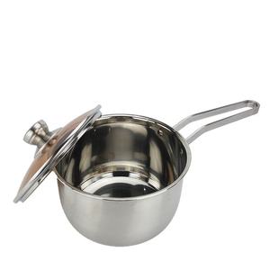 Olla de cocina de acero inoxidable con asas, sartén para salsa, olla de acero inoxidable, estufas de vientre, precio más barato - Product Image 6