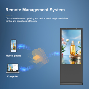 شاشة لمس خارجية 65 بوصة بدقة 4K، مقاومة للماء IP65، سطوع عالي 2000-5000 شمعة، مقاومة للعوامل الجوية، خيار نظام أندرويد/ويندوز - Product Image 4