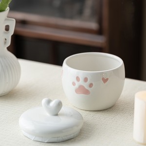 Luxuriöse Hochwertige Keramik-Urne für Haustiere, Gedenkbehälter aus Kunstharz, Hochwertiger Aufbewahrungstank für Katzen- und Hundeasche, Katzensarg & Urne - Product Image 6