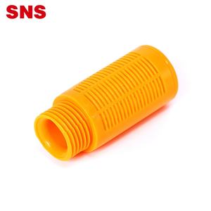 SNS PSL serisi turuncu pnömatik için egzoz susturucusu filtre plastik hava susturucu gürültü azaltma PLS serisi parçaları - Product Image 3