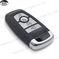 Boîtier de clé de voiture universel programmable à 2/3/4/5 boutons, coque de clé intelligente pour clés de voiture Ford