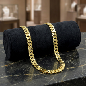 Wholesale 14K 18K 24K Micron Gold Plated Cuban <b>Link</b> Style Chain, Modern Chain Design, Brass Gold Chain, Fashion Chain Necklaces. - Product Image 5