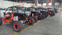 El Mejor Buggy Todoterreno Eléctrico KX400E de 4 Asientos con Transmisión por Eje, Precio Directo de Fábrica, Go Kart Eléctrico Todoterreno