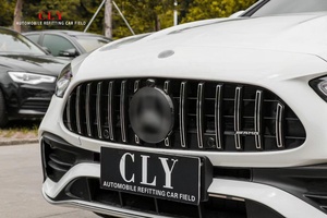 Rejilla negra ABS GT de alta calidad para Benz 2022 Clase <span class=keywords><strong>C</strong></span> W206 parrilla cromada Silver GT <span class=keywords><strong>R</strong></span> Grill para W206 C200 C260 C300 - Product Image 4