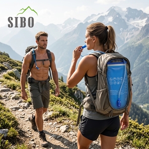 Poche à <span class=keywords><strong>eau</strong></span> Sibo <span class=keywords><strong>de</strong></span> haute qualité pour la course sur sentier, la randonnée et le trekking, étanche, double étanchéité, <span class=keywords><strong>d</strong></span>éverrouillage rapide, OEM - Product Image 1