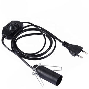 1.8m cordon d'alimentation câble E14 prise de lampe avec fil d'interrupteur pour lampe à sel pendentif <span class=keywords><strong>ampoule</strong></span> LED <span class=keywords><strong>suspension</strong></span> support de <span class=keywords><strong>suspension</strong></span> prise ue - Product Image 2