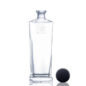 Bouteilles de Tequila Gin <span class=keywords><strong>Rhum</strong></span> Pérou en Verre Haut de Gamme Super Flint 750ml avec Bouchons - Product Image 4