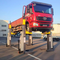 Pont élévateur mobile électrique 34T sans fil pour camions et bus, service de véhicules lourds
