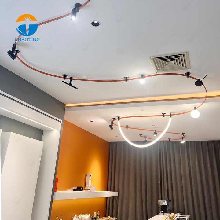 Redesign Ceil Track Light Bendable Ultra-Thin Flexible Track Lighting ...