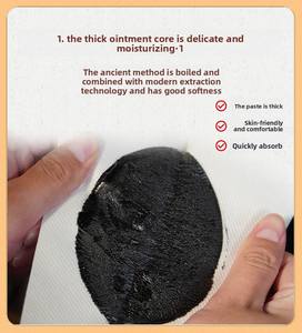 خلاصة عشبية صينية مخصصة عبر الجلد الطب الوركي لتخفيف آلام العصب الجص مرهم مناسب للجسم الجص الأسود - Product Image 5
