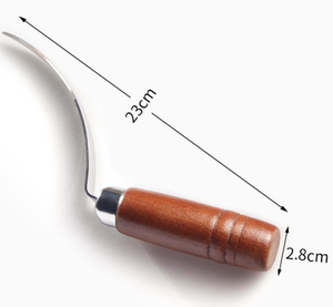 Abridor de coco, cuchillo de cocina de acero inoxidable, medio redondo, cáscara de coco, removedor fresco, arco, cuchillo de cocina de acero inoxidable - Product Image 6