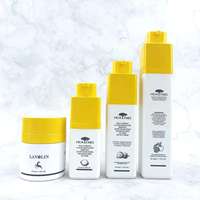 Flacon carré sans air en plastique acrylique Drunk Elephant pour emballage de soins de la peau 15ml 30ml et 50ml