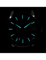Montres automatiques classiques en acier inoxydable de 40 mm, verre saphir bombé avec revêtement antireflet, alimentées par un mouvement Sellita SW200