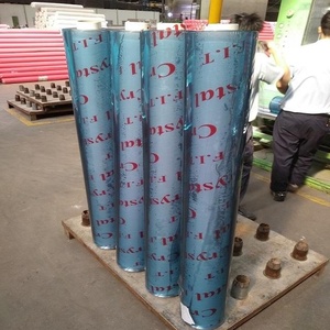 Roll <span class=keywords><strong>Film</strong></span> <span class=keywords><strong>PVC</strong></span> Transparan Biru Lembut dan Fleksibel Plastik Super Jernih untuk Sampul Buku, Tirai, Taplak Meja, Fitur Larut Air - Product Image 5