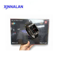 Montre connectée ronde de sport en gros, modèle Twins Max, kit de 7 bracelets tendance I70, montres intelligentes doubles très populaires