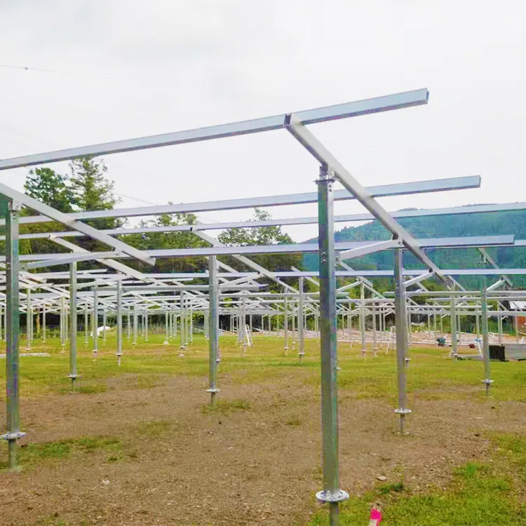 Güneş zemin montaj sistemi güneş çiftlik sistemi zemin montaj sistemi zemin güneş parantez fotovoltaik montaj rafları