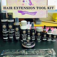 Kit d'Outils d'Installation pour Extensions Capillaires et Perruques Lace Front, Colle Imperméable, Logo Personnalisé, Marque Privée, Vente en Gros