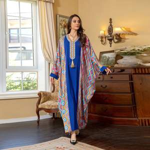 Robe arabe du Moyen-Orient tendance Ab360, vêtements pour femmes musulmanes, nouvelle collection automne 2024, robes <span class=keywords><strong>maxi</strong></span> à manches longues, grandes tailles, livraison gratuite - Product Image 4