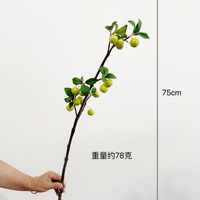 Hoogwaardig kunstmatig crabapple-fruit, vers fruit in Chinese stijl, decoratie voor thuis en hotel, fotografie-accessoire