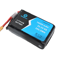 Paquete de Baterías de Estado Sólido Sinxpower 4S 6S 8S4P 29.6V INR21700 16000mah 40T 40PL JP40 20C 800 Ciclos para Dron FPV de 13-17 Pulgadas