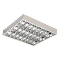 Lampe de bureau moderne avec grille réflectrice en aluminium parabolique