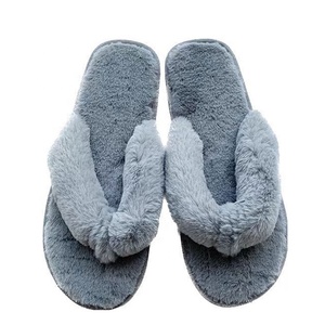 Đế dép xỏ ngón nữ chất liệu vải cotton cao cấp, mềm mại, êm ái, kiểu dáng dễ thương, lông xù giả lông thú - Product Image 3