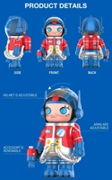 POPMART MEGA SPACE MOLLY 400% Оптимус Прайм Оригинальная аниме фигурка из ПВХ, коллекционная, в слепой коробке, для декора дома, подарок