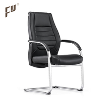Chaise de bureau de direction pivotante de style traditionnel en cuir PU FURICCO en gros