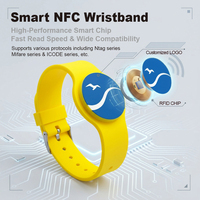 OEM-Hersteller Großhandel Maßgefertigte RFID/NFC Mini-Tag-Armbänder Einweg Wasserdicht QR-Code für Veranstaltungen Konzerte Hotels Bargeldlos
