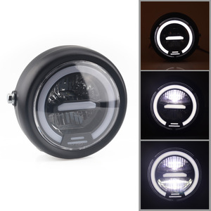 Phare LED rétro modifié pour moto GNCG, lumière froide à ouverture, feux de jour, phare avant Guangzhou - Product Image 6