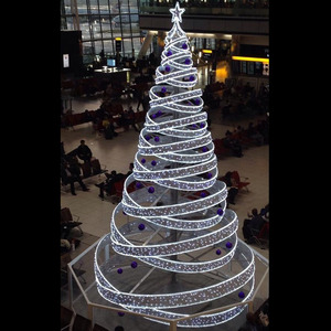 Árbol de esfera iluminado comercial gigante 3D esfera iluminada al aire libre BOLA DE Navidad árbol motivo Luz - Product Image 2