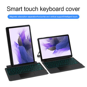 เคสฝาครอบคีย์บอร์ดไร้สาย<span class=keywords><strong>12</strong></span>.4นิ้วสำหรับ <span class=keywords><strong>Samsung</strong></span> <span class=keywords><strong>Galaxy</strong></span> <span class=keywords><strong>Tab</strong></span> <span class=keywords><strong>S7</strong></span> <span class=keywords><strong>FE</strong></span> <span class=keywords><strong>S7</strong></span> PLUS S8 PLUS S9 <span class=keywords><strong>FE</strong></span> - Product Image 2