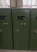 Coffre-fort de sécurité en acier épaissi à double porte avec verrouillage par empreinte digitale et clé, vente en gros d'usine, pour usage commercial et bureautique
