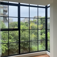 Ventana Abatible de Aluminio con Rotura de Puente Térmico, Vidrio de Alta Resistencia Insonorizado para Exteriores de Viviendas y Apartamentos